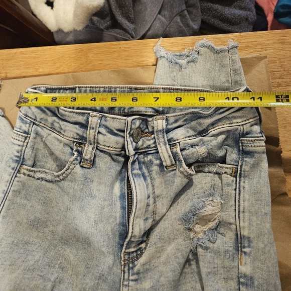 American Eagle slim distressed jeans Next Level Stretch size 0 - Picture 6 of 8